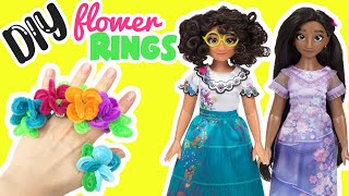 Disney Encanto Isabela's DIY Pipe Cleaner Flower Rings! Crafts for Kids
