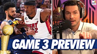 NUGGETS vs. HEAT | NBA Finals Game 3 Preview | JJ Redick