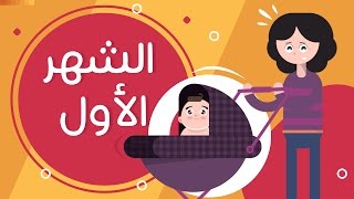 تطور الطفل في الشهر الأول بعد الولادة |Newborn Baby Month 1 | طفلك.. من يوم لسنة