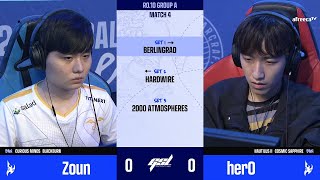 [2022 GSL S2] Ro.10 Group A Match4 Zoun vs herO