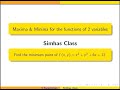 #Maxima_Minima || Find the minimum point of  f(x,y)=x^2+y^2+6x+12