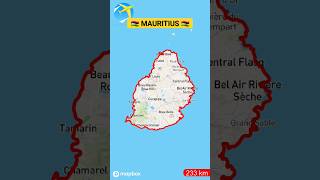 Mauritius 🇲🇺  an Indian ocean island l Landborder of Mauritius Country #shorts #shortsvideo #viral