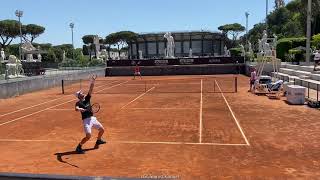 Novak Djokovic - Andy Murray practice in Rome - Internazionali BNL D'Italia 2021
