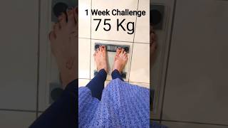 Live Result | 1 Week Weight Loss challenge #viral #weightloss #1weekchallange #weightlosschallenge