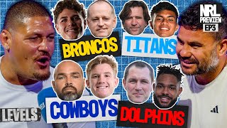 NRL 2025 Preview - Broncos, Titans, Dolphins \u0026 Cowboys - Predicted Lineups \u0026 Season Storylines