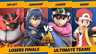 The Cholulean SSBU - Skyjay \u0026 Adrian SP Vs. Serge! \u0026 Cinder - SSBU Losers Finals