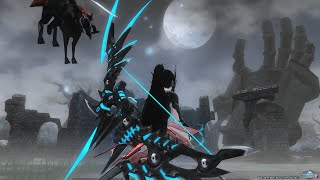 [PSO2 JP] A Bow/Katana Braver put an end to the Remnants of the Other World (999 Masquerade)