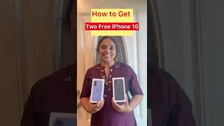 How to Get Two Free iPhone 16?😳#iphone16 #iphone