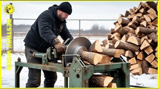 Fastest Biggest Firewood Processing Machine Technology | Firewood Processor In Action #5