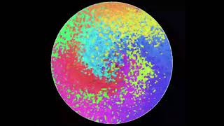 Bouncing balls form beautiful patterns