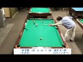 ビリヤードstinger　pabcマンスリー2022 9 25　準決勝　林宏樹vs鈴木太一朗