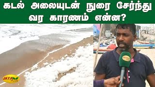 கடல் அலையுடன் நுரை சேர்ந்து வர காரணம் என்ன? | Pattinapakkam | Beach Foam