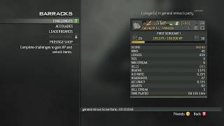 General Minus - Combat Record Stats MW3 (Reupload!)