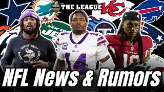 Stefon Diggs Drama, Dalvin Cook Released, & DeAndre Hopkins' Free Agent Visits!? | NFL News & Notes