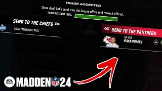 How to Trade for ANY PLAYER in Madden 24 Franchise (Force Trade)