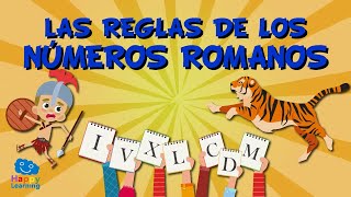 LAS REGLAS DE LOS NÚMEROS ROMANOS | Vídeos Educativos para Niños