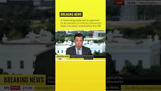 Footage shows arrest of suspect in US document leaks