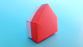 折纸王子教你折纸房屋盒子，儿童喜欢的手工折纸，简单又漂亮 origami easy tutorial 折り紙 簡単教程