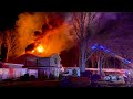 3 ALARM STRUCTURE FIRE Toms River New Jersey (No Injuries) 12/2/22