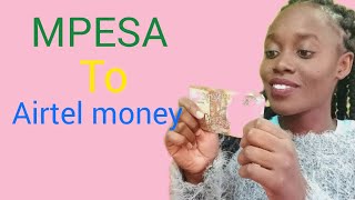 How to SEND MONEY from MPESA to AIRTEL MONEY mobile