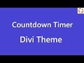 Divi Countdown Timer module in WordPress