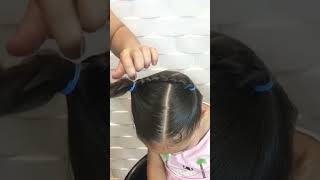 Dica de penteado infantil simples