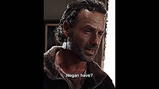 Rick Confronts Negan | The Walking Dead | S6E11 | #shorts