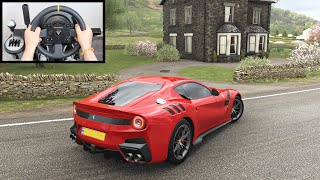 Forza Horizon 4 Drifting Ferrari F12 TDF (Thrustmaster TX Steering Wheel) Gameplay