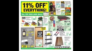 Menards Weekly Ad September 14 – September 24, 2023