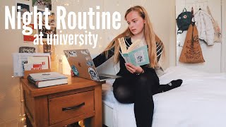 Realistic University Night Routine