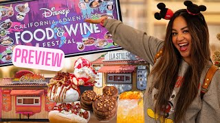 🍷 FOOD AND WINE FESTIVAL PREVIEW!! | MICHELLE IS PIN COLLECTING?? | BEST BURGER AT DISNEYLAND RESORT