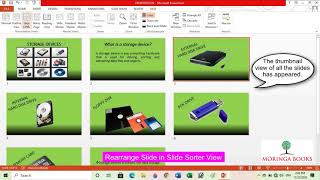 MS PowerPoint 2013 - How to Rearrange Slides in a PowerPoint presentation in MS PowerPoint 2013