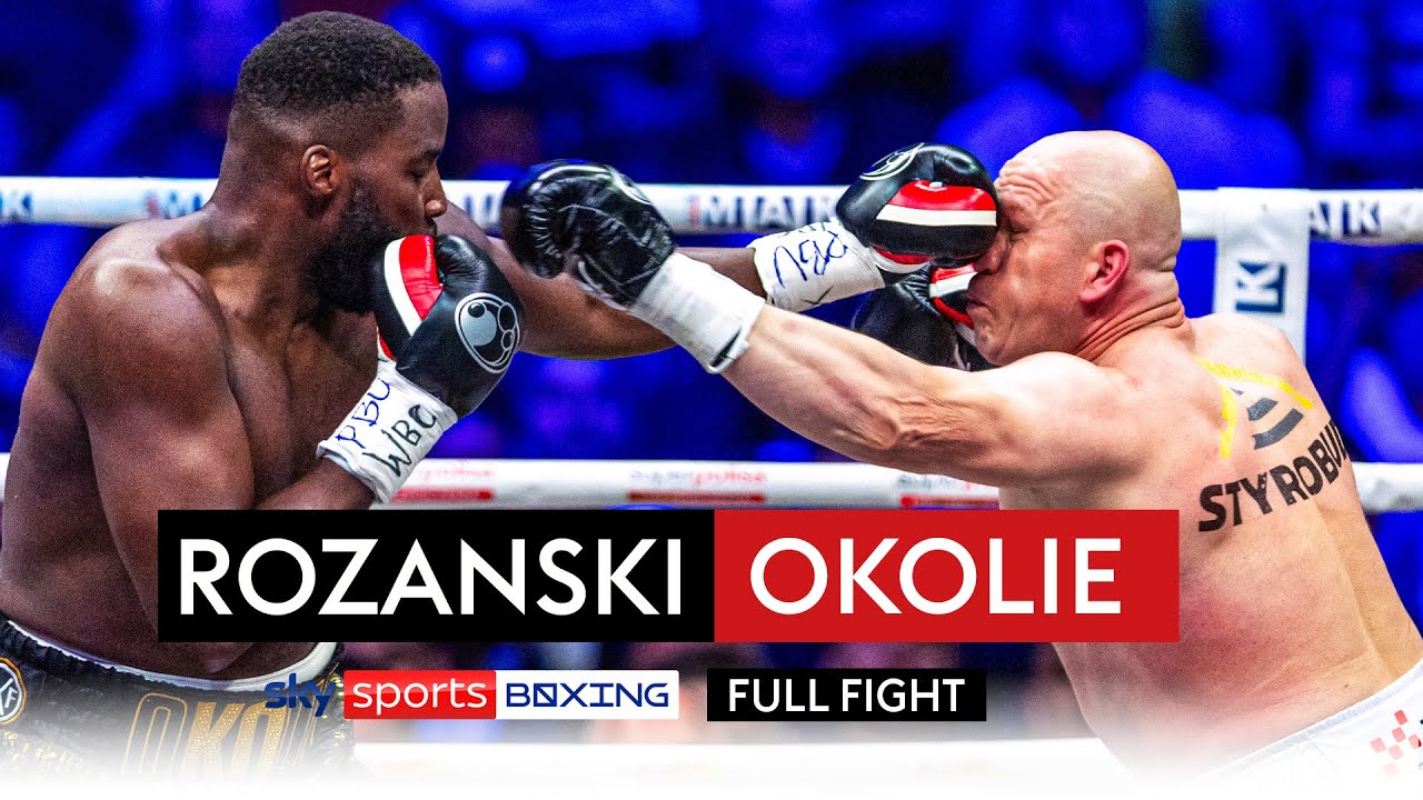 FULL FIGHT | Lukasz Rozanski Vs Lawrence Okolie | WBC Bridgerweight ...