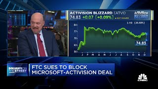 Jim Cramer weighs in on FTC's lawsuit against Microsoft-Activision deal