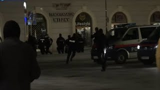 Demo in Innenstadt/Polizei Großeinsatz in Wien