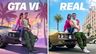 GTA VI Game VS Real Life Trailer | GTA 6 REAL VS GAME