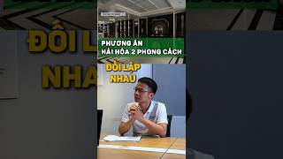 Giải pháp hài hoà 2 phong cách trái ngược nhau #adhome #nhadep #thietkethicongtrongoi