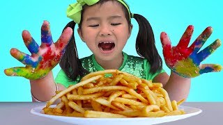 Johny Johny Yes Papa | Jannie & Wendy Pretend Play Wash Your Hands Nursery Rhymes Song