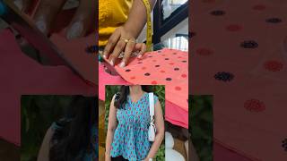 🔥പഴയ topന്റേ👗 ✂️look ഒന്നു മാറ്റി 🧵🪡ഒരുcrop top stitch ചെയ്താലോ#stitching#sewing#youtubeshorts