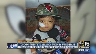 Touching tribute to Mesa boy taken by rare disease