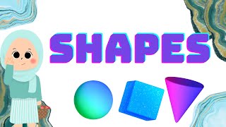 kids learning for shapes,  preschool, with animation