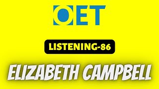 Elizabeth Campbell oet listening test with answers @OET20ONLINECLASSROOM