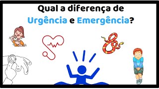 Qual a diferença entre Urgência e Emergência | DÚVIDAS SOBRE URGÊNCIA E EMERGÊNCIA | Resumo Animado