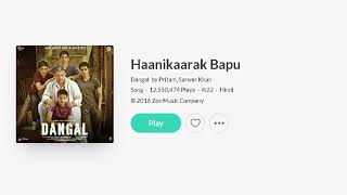 Haanikaarak Bapu - Full Video | Dangal | Aamir Khan | Pritam | Amitabh B | Sarwar | Sartaz Khan 🎬🎵