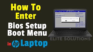 HP Boot menu key and Bios setup key 🔑