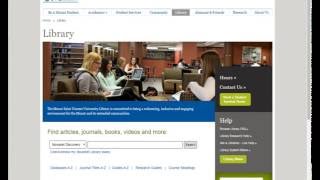 Searching for articles using an article database