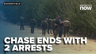 2 arrested in east Bakersfield after gun found, attempted escape from CHP
