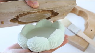 How to make Japanse Traditional Candy Wagashi Lotus Bon Candy