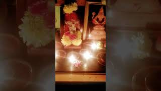 today i started 5 விளக்கு பூஜை /5lamp pooja for baba 1st day.##poojaforbaba