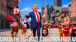 Canada the 51st State \u0026 Governor Trudeau Music Video w/ Lyrics